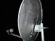 Defrosting satellite dishes